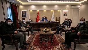 VAN İMB'DEN VALİ MEHMET EMİN BİLMEZ'E ZİYARET
