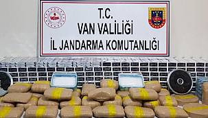 Van'ın Başkale ilçesinde bulunan bir evde 69 kilogram uyuşturucu