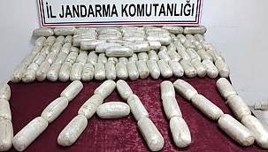 Van Saray ilçesinde Jandarma  68 kg Eroin ele geçirdi