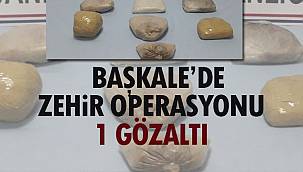 Başkale'de Zehir Operasyonu-1 Gözaltı