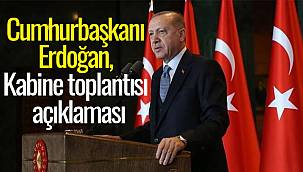 CANLI YAYIN - Cumhurbaşkanı Erdoğan, Kabine toplantısı açıklaması