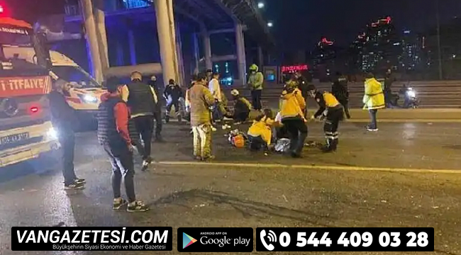 Gece saatlerinde trafik kazası - Aracın içinden fırladılar