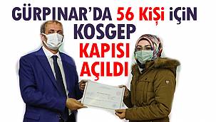 Gürpınar'da 56 Kişi İçin KOSGEB Kapısı Açıldı