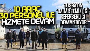 Van'da 10 araç ve 30 personel ile temizlik seferberliği