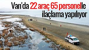 Van'da 22 araç 65 personelle ilaçlama yapılıyor