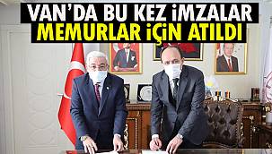 Van'da Bu Kez İmzalar Memurlar İçin Atıldı