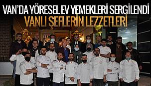 Van'da yöresel ev yemekleri sergilendi - Vanlı şeflerden lezzetler sunuldu