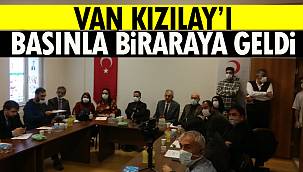 Van Kızılay'ı Basınla Bir Araya Geldi