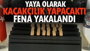 Yaya Olarak Kaçakçılık Yapacaktı- Fena Yakalandı