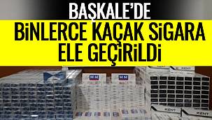 Başkale'de Binlerce Kaçak Sigara Ele Geçirildi