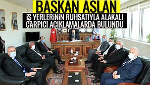 Başkan Aslan, İş Yerlerinin Ruhsatıyla Alakalı Çarpıcı Açıklamalarda Bulundu