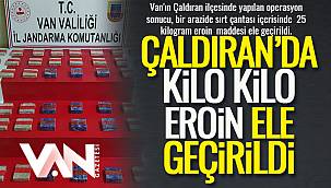 Çaldıran'da Kilo Kilo Eroin Ele Geçirildi