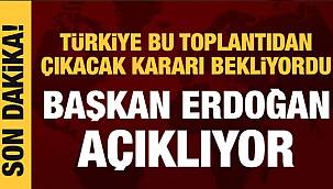 Cumhurbaşkanı Erdoğan açıklama yapıyor