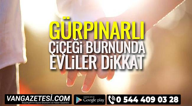 Gürpınarlı Çiçeği Burnunda Evliler Dikkat!
