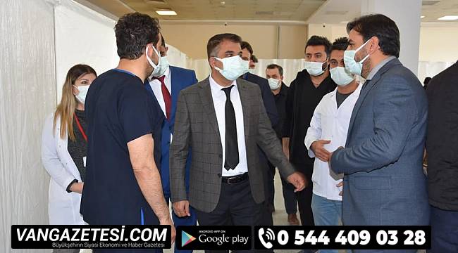 İl Sağlık Müdürü Sünnetçioğlu VEAH Yoğunbakım İnşaatını İnceledi