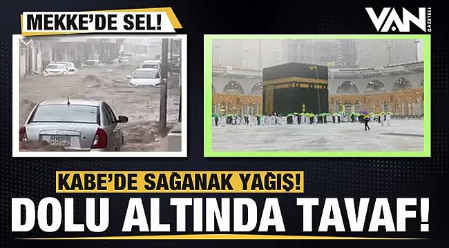 Suudi Arabistan'da sel bastı – Umreciler Tavafa Devam etti