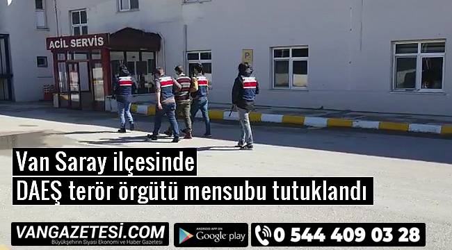 Van Saray ilçesinde DAEŞ terör örgütü mensubu tutuklandı