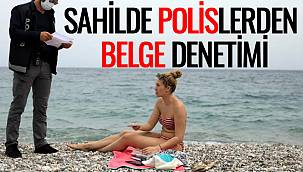 Emniyet tarafından sahil evrak denetimi