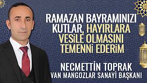 Necmettin Toprak'tan Ramazan Bayramı Mesajı