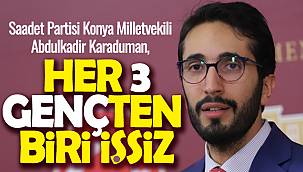 Karaduman, Van’da Her üç gençten biri işsiz