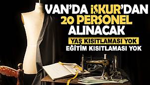 Van’da İŞKUR’dan 20 personel alınacak, yaş kısıtlaması yok