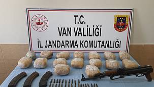 Van'da terör operasyonu çok sayıda mühimmat ele geçirildi