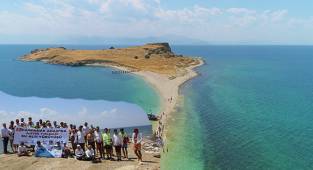 Çarpanak Adası’na Antik Yoldan Su Altı Yürüyüşü’ etkinliği