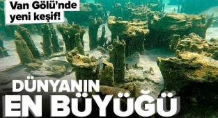 Van Gölü'nde keşifler esrarengiz bir şekilde devam ediyor 