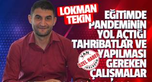 Eğitimde Pandeminin yol açtığı tahribatlar ve yapılması gereken çalışmalar