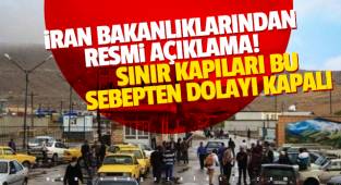 İran bakanlığından Van Sınır Kapısı Hakkında Resmi Açıklama