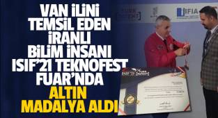 Mehrdad Fojlaley Teknofest Fuarında Altın Madalya Aldı