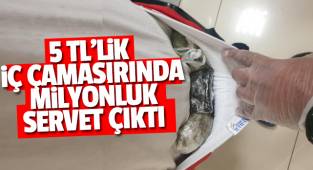 Van'da 5 TL'lik iç çamaşırından milyonluk servet çıktı