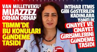 Van Milletvekili TBMM'de kadın cinayetlerini gündeme taşıdı