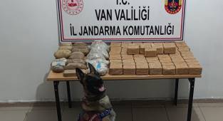 Van'da Togo ile yapılan operasyonda kilolarca eroin ele geçirildi 