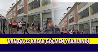 Van'da 22 kaçak göçmen yakalandı