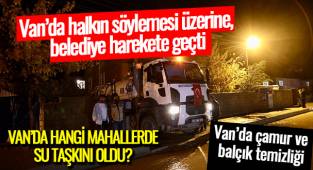 Van’da halkın söylemesi üzerine, belediye harekete geçti