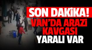 Van Gürpınar'da arazi kavgası - Yarılar var