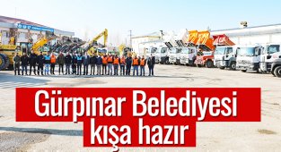 Gürpınar Belediyesi kış hazırlıklılığını tamamladı