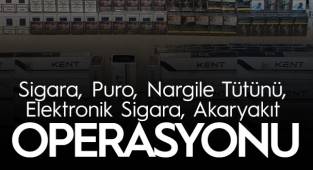 Sigara, Puro, Nargile Tütünü, Elektronik Sigara, Akaryakıt operasyonu