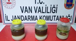Van'da bidonlarda 166 gram uyuşturucu madde ele geçirildi