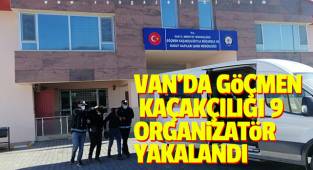 Van'da göçmen kaçakçılığı 9 organizatör yakalandı