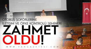 SİZE ZAHMET OLDU, ŞOFÖRLERE ÖFKE EĞİTİMİ