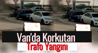 Van'da Korkutan Trafo Yangını