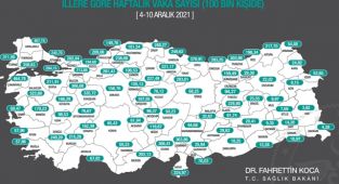 Bakan Koca Vaka oranları en çok artan illeri açıkladı
