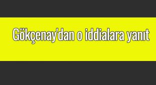 Gökçenay'dan o iddialara yanıt 
