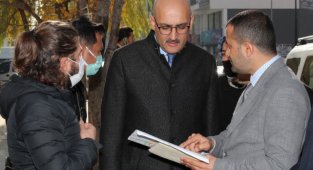 İpekyolu Kaymakamı Buzhane Mahallesinde incelemede bulundu