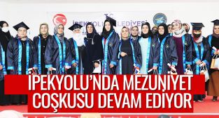 İPEKYOLU’NDA MEZUNİYET COŞKUSU DEVAM EDİYOR