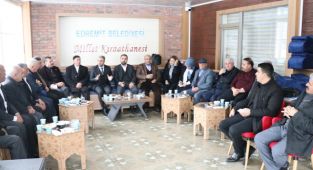 Başkan say muhtarlarla bir araya geldi 