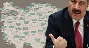 Fahrettin Koca, illere göre haftalık vaka sayısını paylaştı
