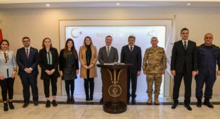 İçişleri Bakanlığı Nickholas Fowler çeşitli incelemeler için Van’a geldi